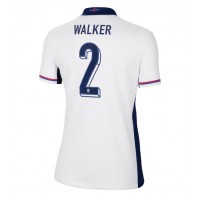 Camisa de time de futebol Inglaterra Kyle Walker #2 Replicas 1º Equipamento Feminina Europeu 2024 Manga Curta
